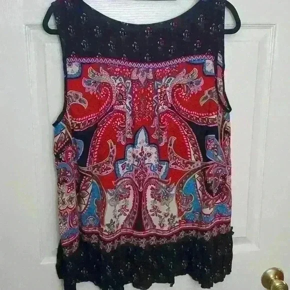 NWT Bila Sleeveless Blouse Size XL k - Picture 3 of 5